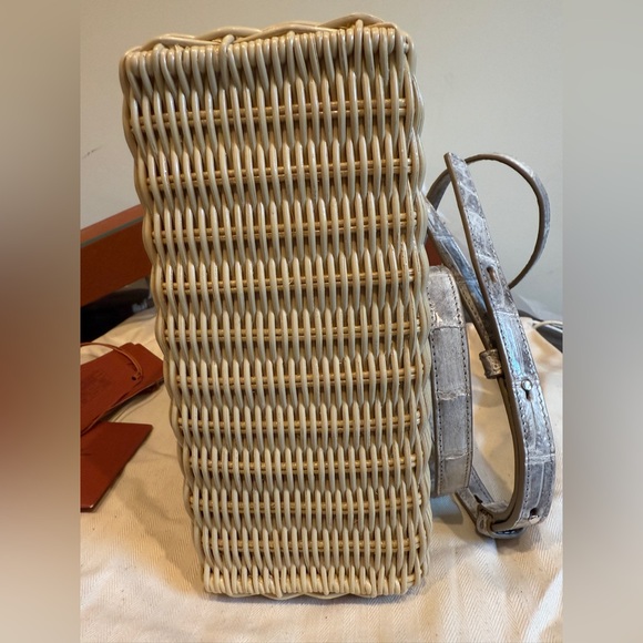 Loro Piana House Exclusive Extra Pocket L19 Wicker Himalaya Crocodile Bag - Picture 5 of 17